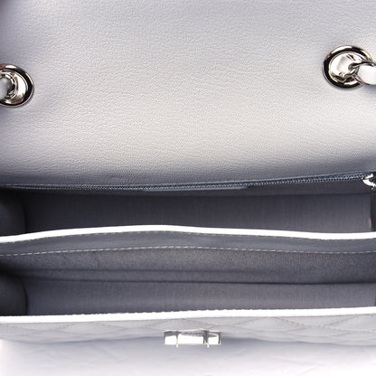 Chanel Lambskin Quilted Small CC Box Flap Grey 4 of 4