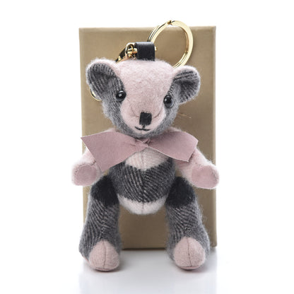 Burberry Cashmere House Check Colours Thomas Bear Bag Charm Ash Rose 4 of 4
