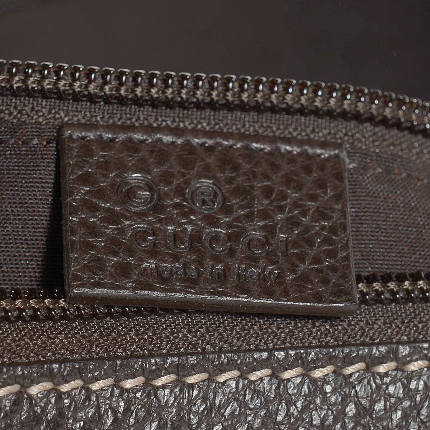 Gucci Crystal Monogram Large Travel Hobo Beige Brown 6 of 9