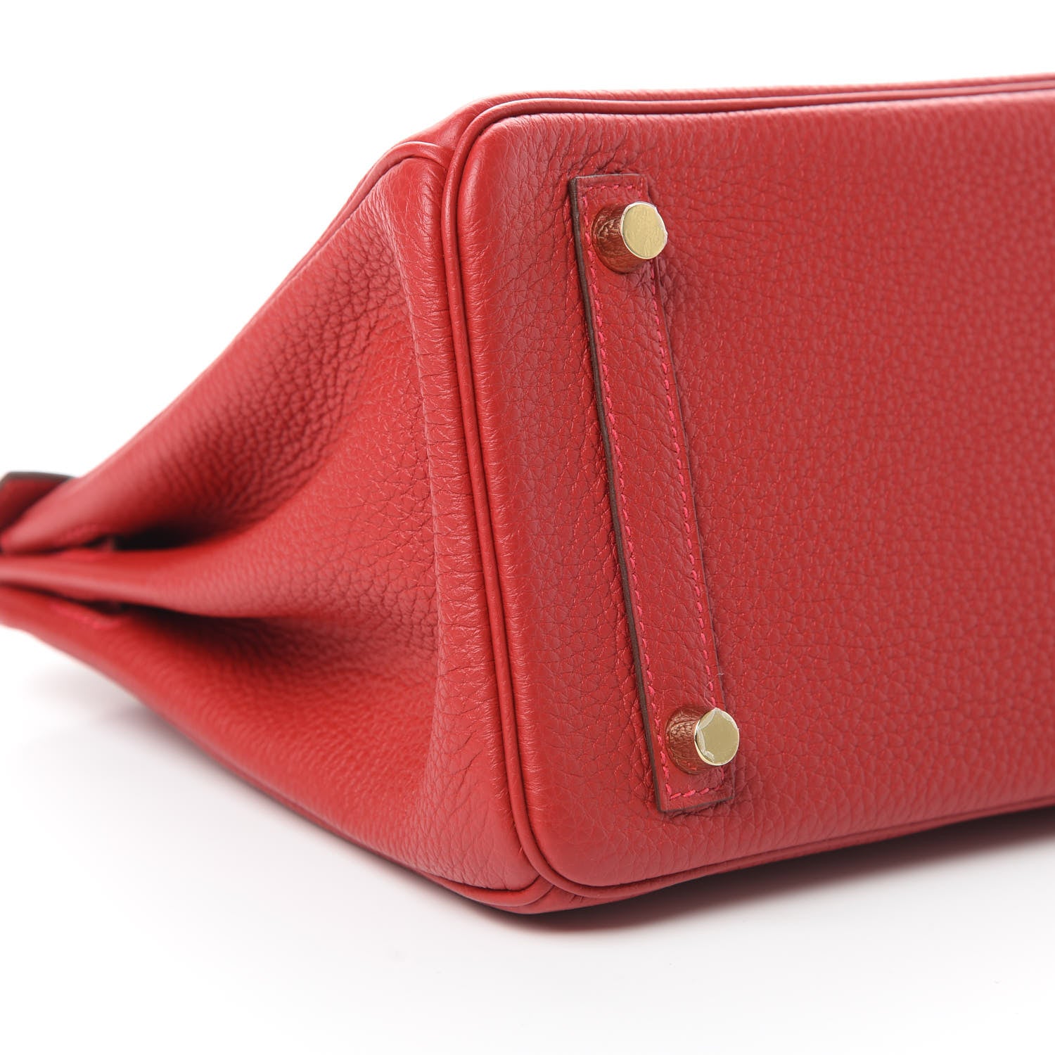 Hermes Togo Birkin 25 Rouge Vif 9 of 12