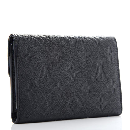 Louis Vuitton Empreinte Compact Curieuse Wallet Black 3 of 6