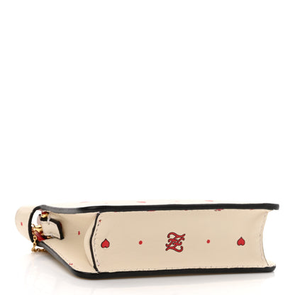 Fendi Nappa Chinese Valentines Day Karligraphy Embroidered Pico Peekaboo Charm Panna Rosso Cardinale 4 of 9