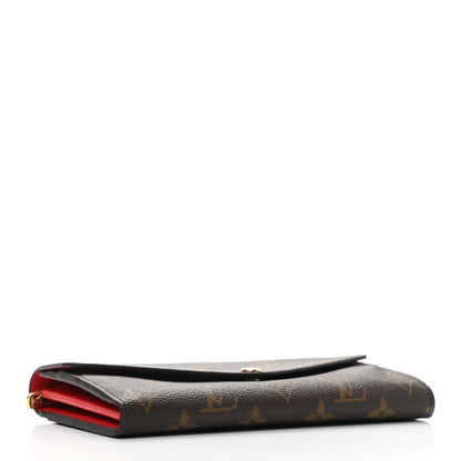Louis Vuitton Monogram Sarah Wallet NM Coquelicot 4 of 6