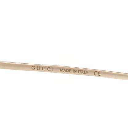 Gucci Metal Horsebit Square Sunglasses GG0879S Gold 5 of 7