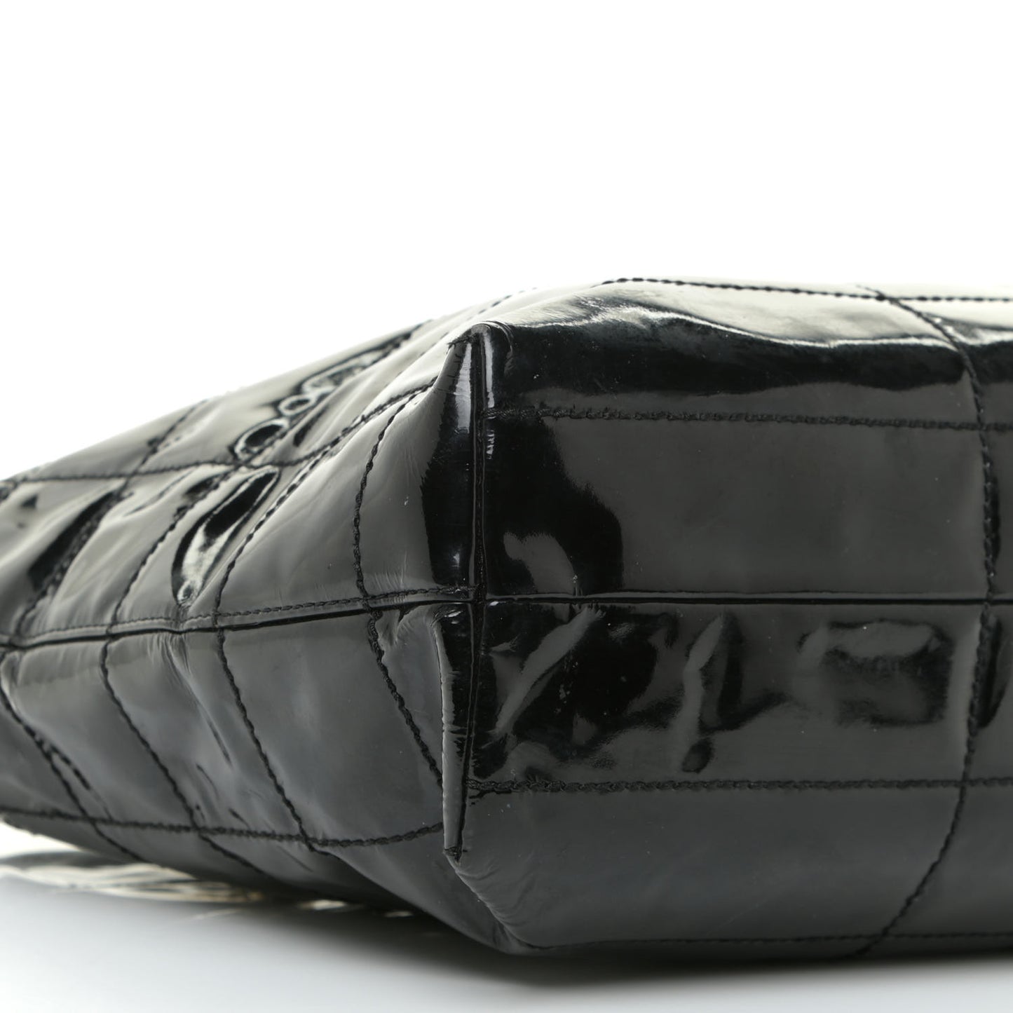 Patent Chocolate Bar CC Tote Black