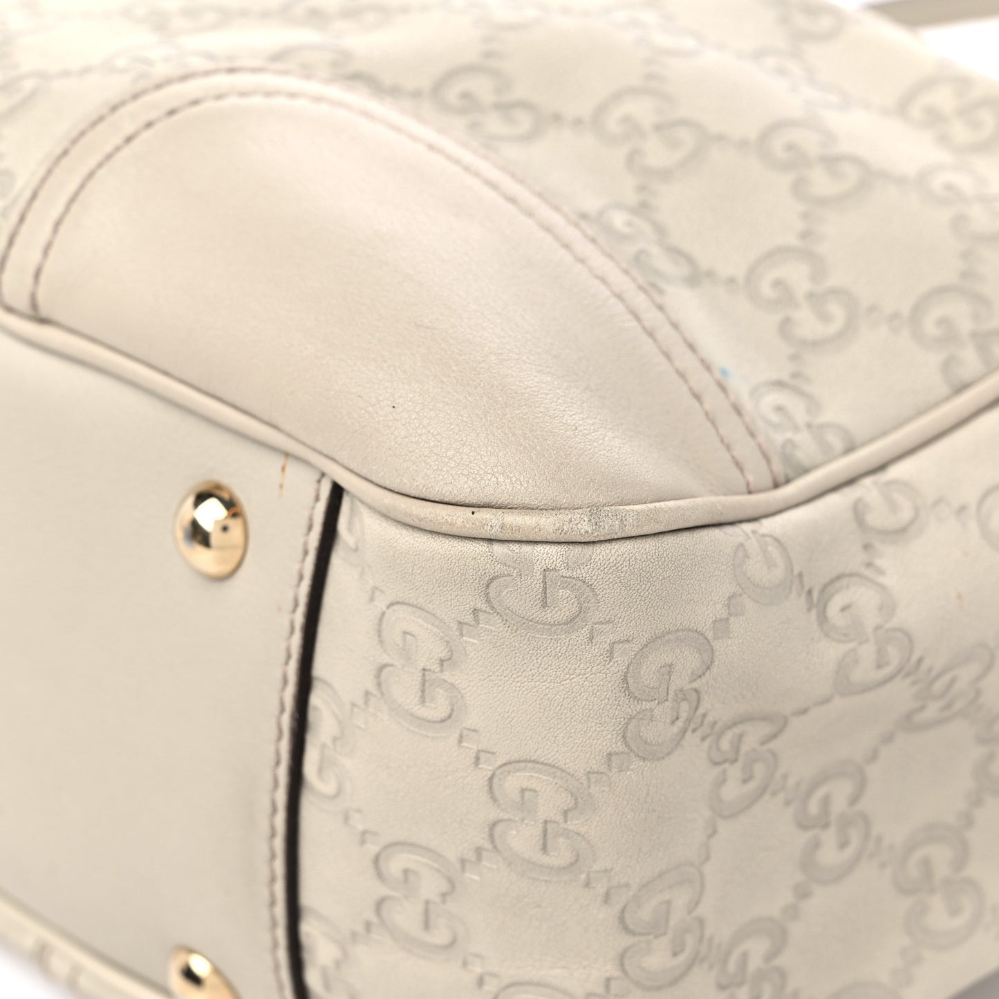 Guccissima Medium Princy Tote Off White