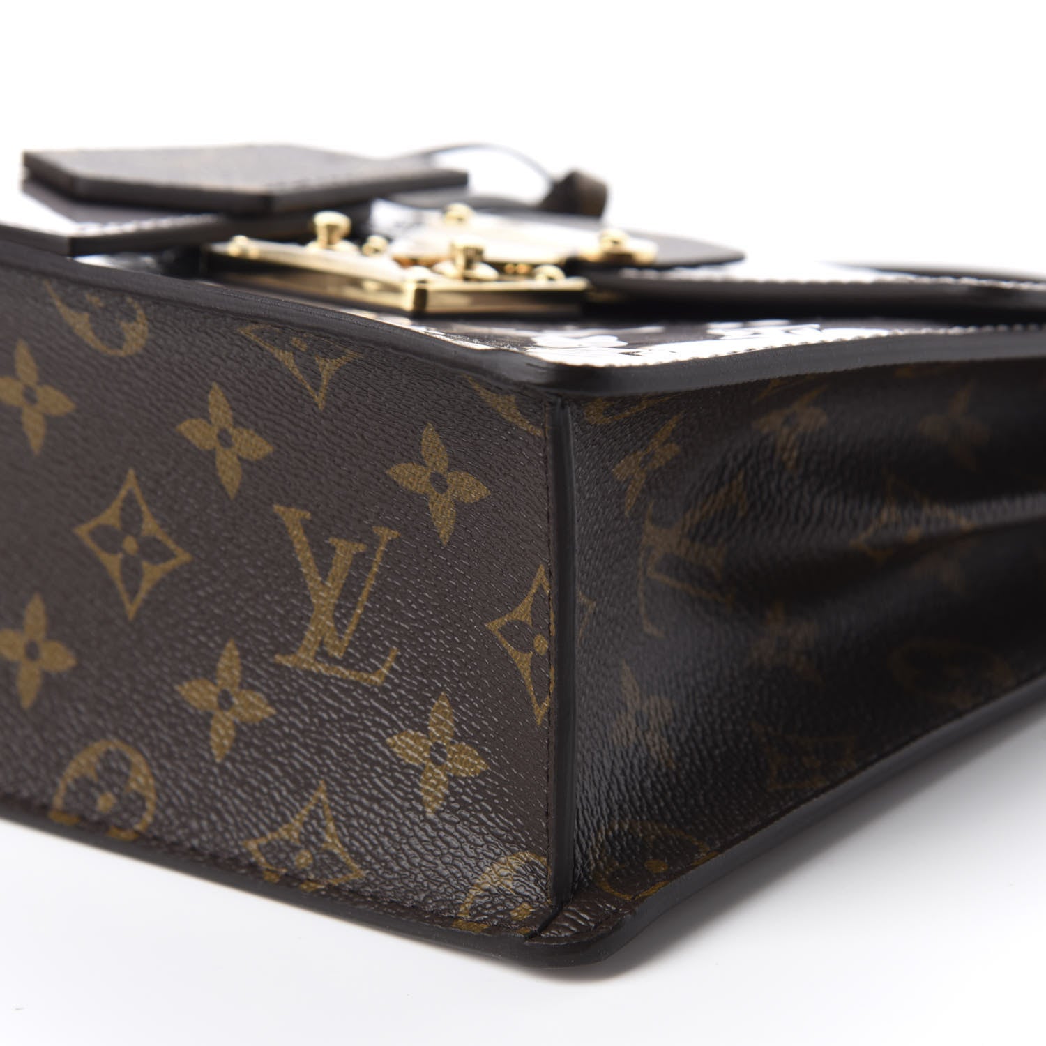 Louis Vuitton Vernis Epi Monogram Spring Street Bitume Metallise 7 of 9
