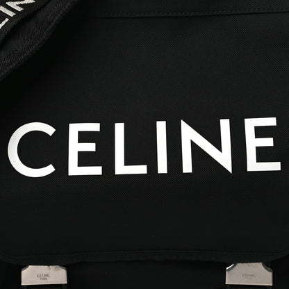 Celine Canvas Medium Trekking Messenger Bag Black 6 of 8