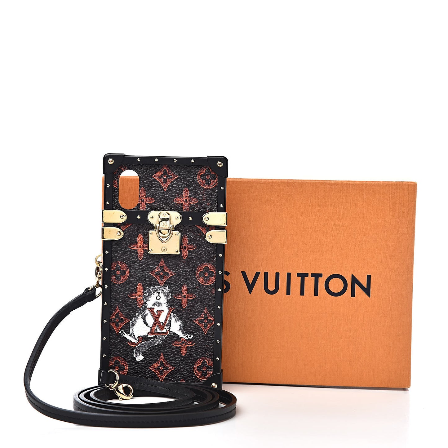 Catogram Eye-Trunk iPhone X/XS Case Marron