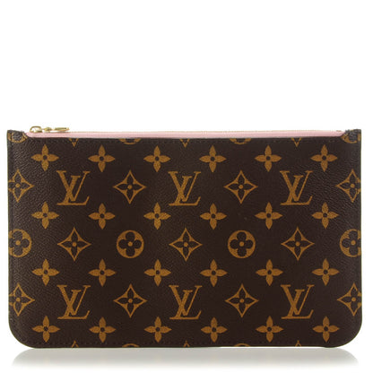 Louis Vuitton Monogram Neverfull MM GM Pochette Rose Ballerine 1 of 8