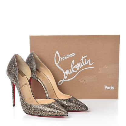 Christian Louboutin Glitter Regina Specchio Oxyde Iriza 100 Pumps 38 Multi 8 of 8