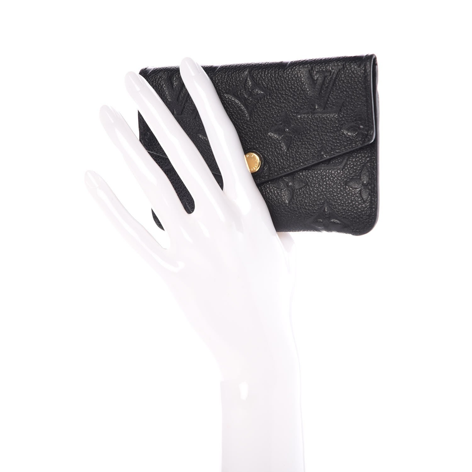 Louis Vuitton Empreinte Key Pouch Black 2 of 7