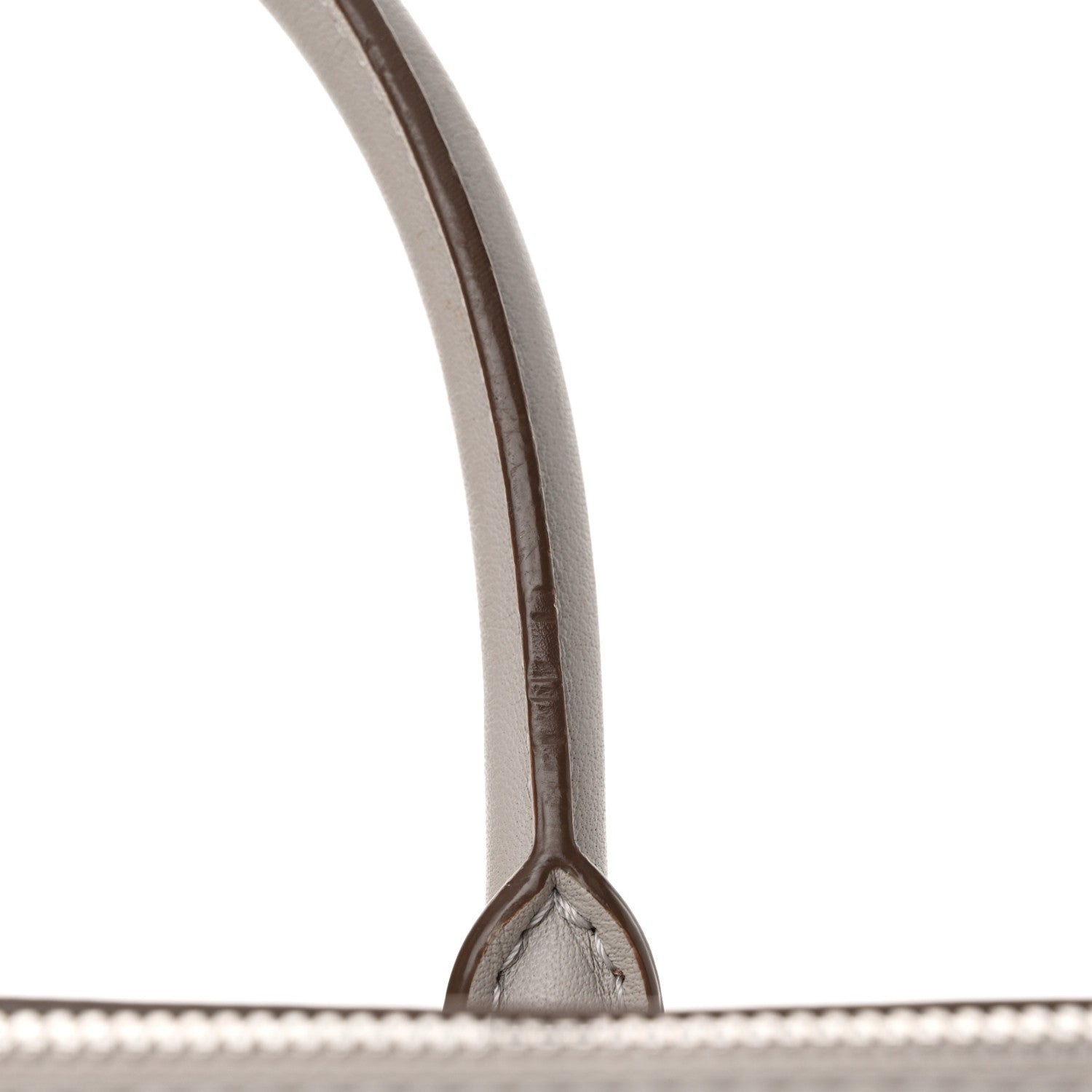 MCM Calfskin Ottomar Monogram Essential Boston Bag Dove 12 of 13