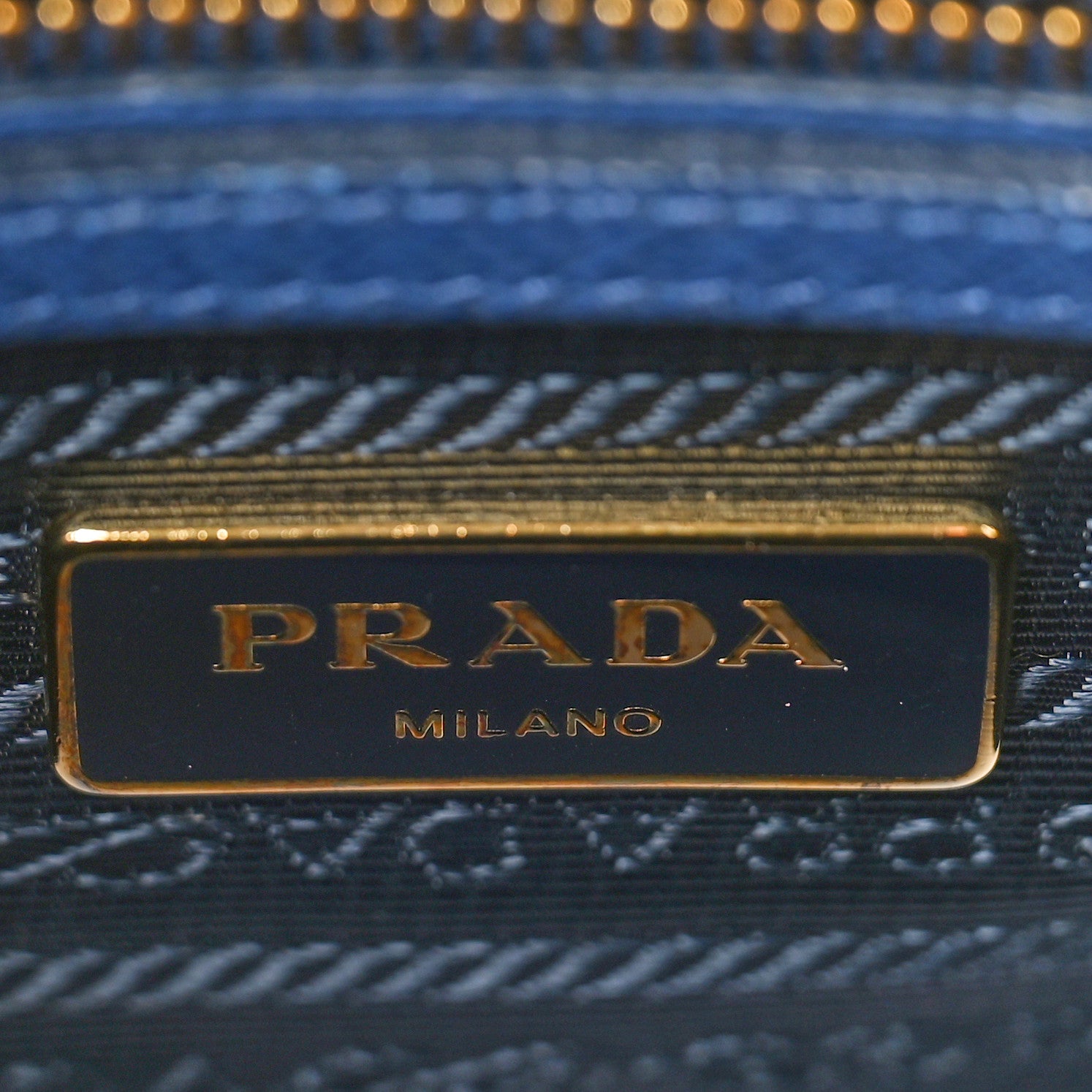 Prada Saffiano Lux Small Promenade Tote Bluette 7 of 11