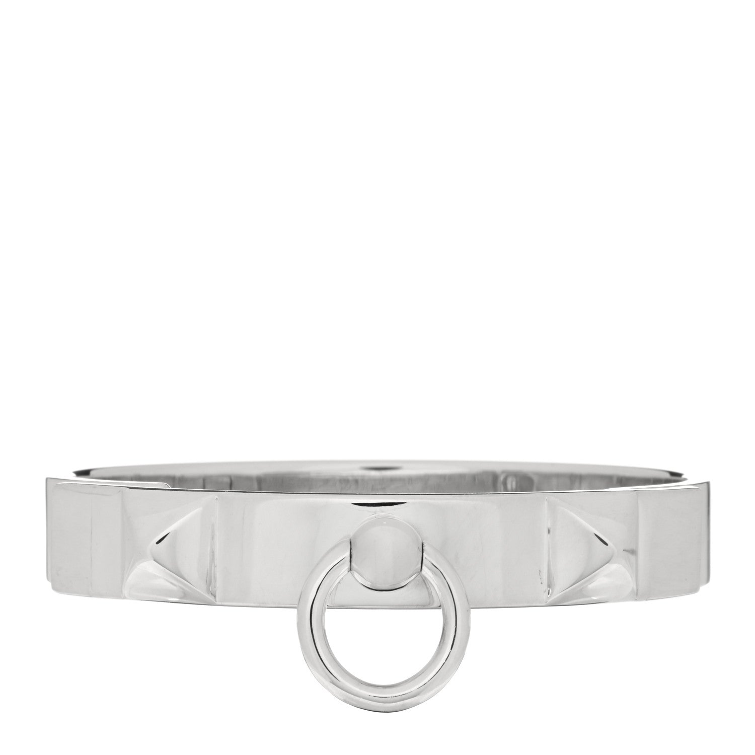 Hermes Sterling Silver PM Collier De Chien Bracelet XS 1 of 3