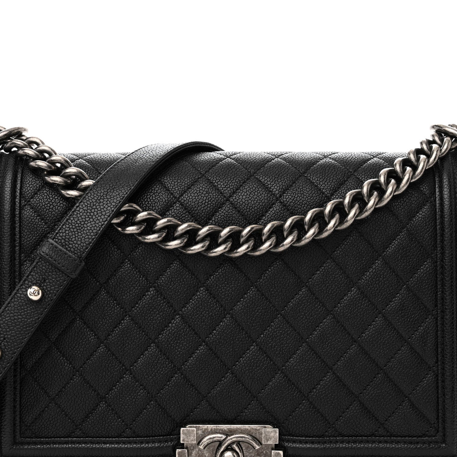 Chanel Caviar Quilted New Medium Boy Flap Black 8 of 11