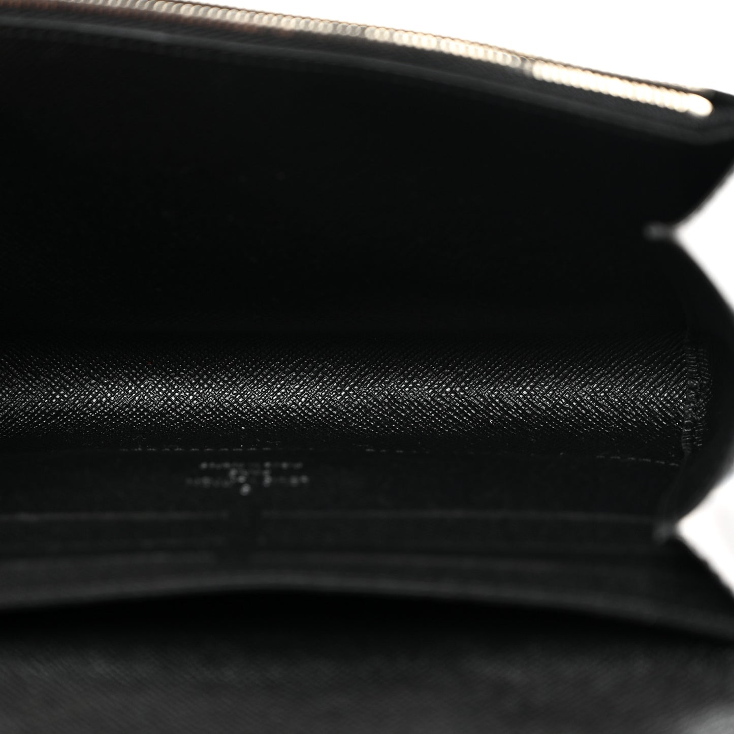 Epi Chain Flower Print Twist Chain Wallet Black