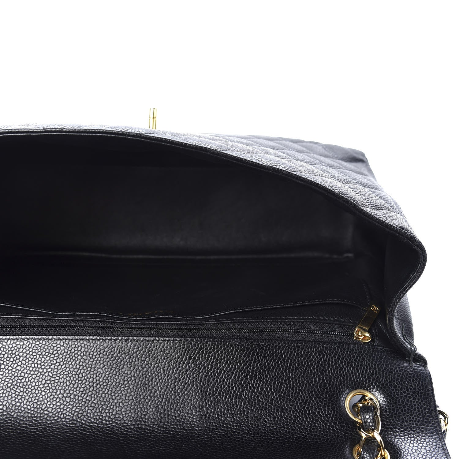 Chanel Caviar Quilted Maxi Single Flap Black 4 of 12