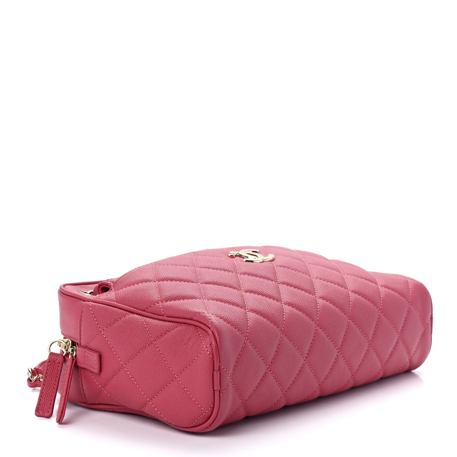 Chanel Caviar Quilted Medium In & Out Camera Case Pink 4 of 11