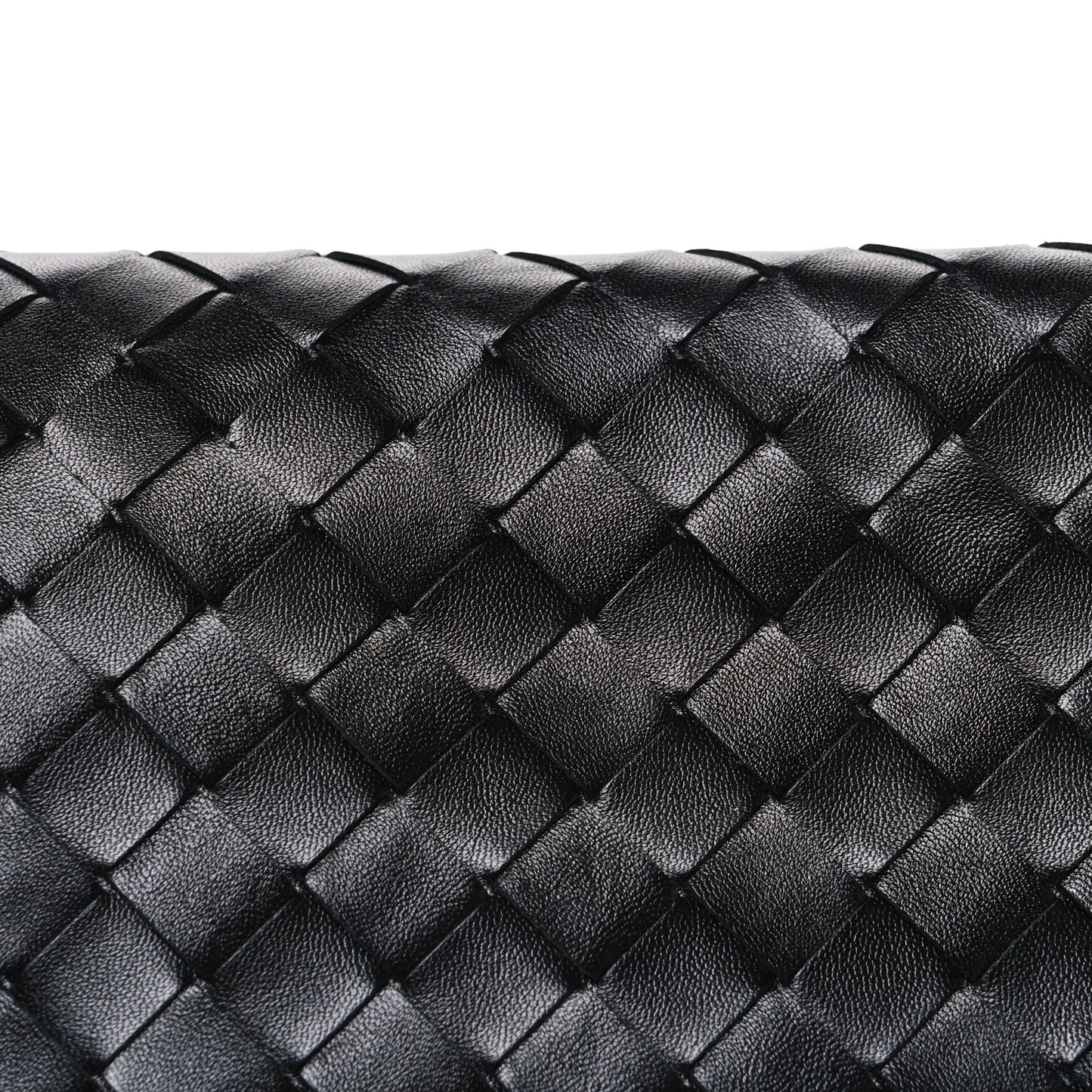 Calfskin Intrecciato Giorno Black