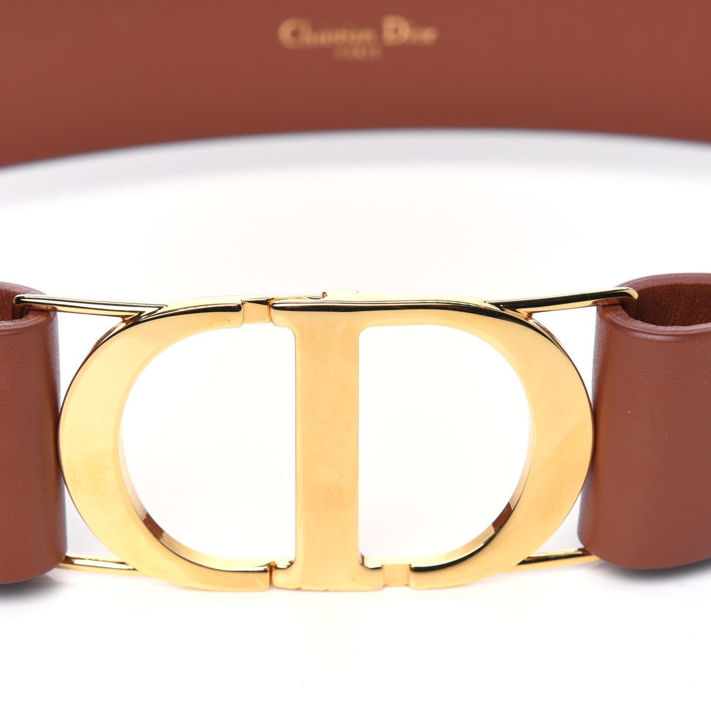 Calfskin 30 Montaigne Belt 75 Brown