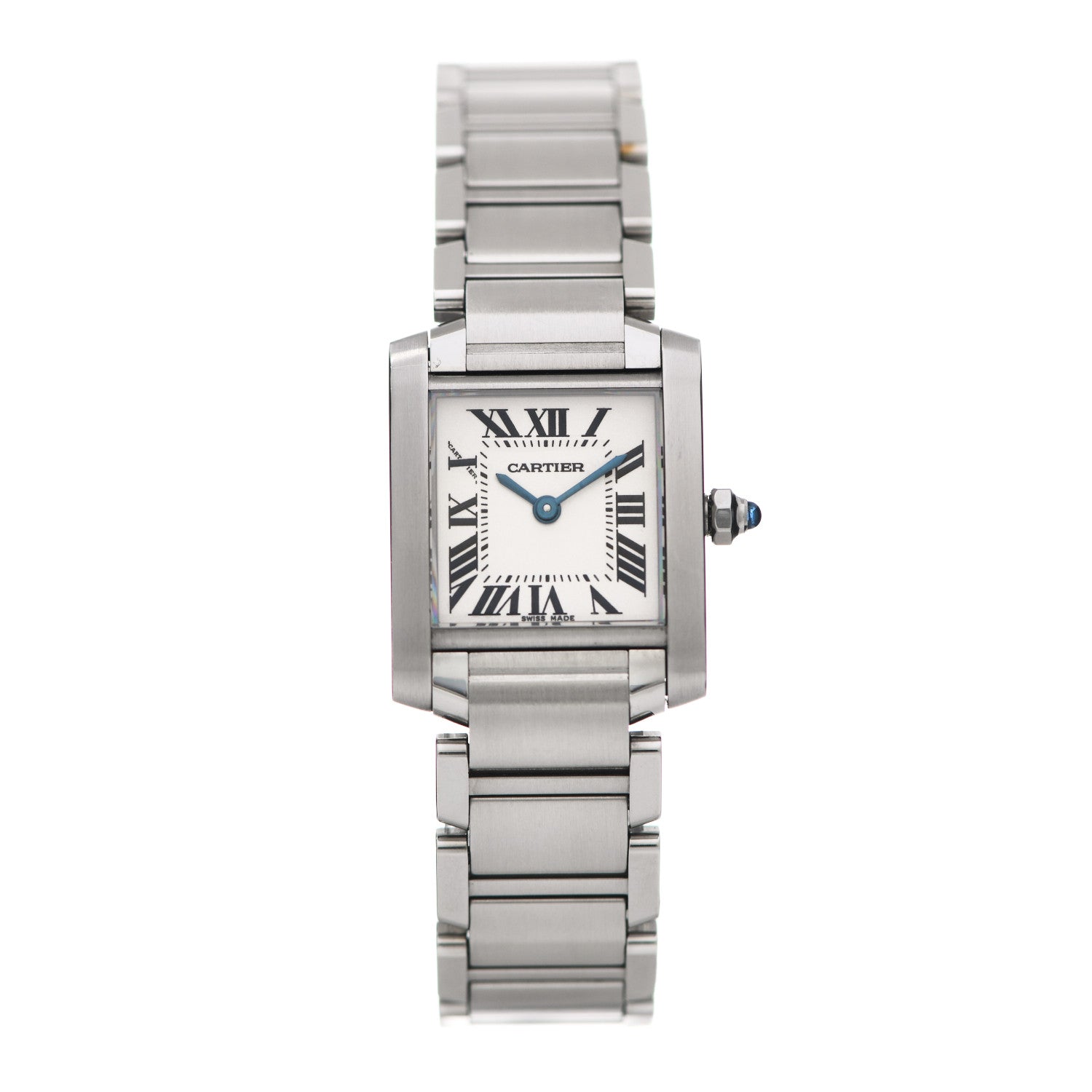 Cartier Stainless Steel 20mm Tank Francaise Quartz Watch 1 of 6