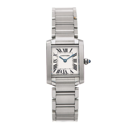 Cartier Stainless Steel 20mm Tank Francaise Quartz Watch 1 of 6