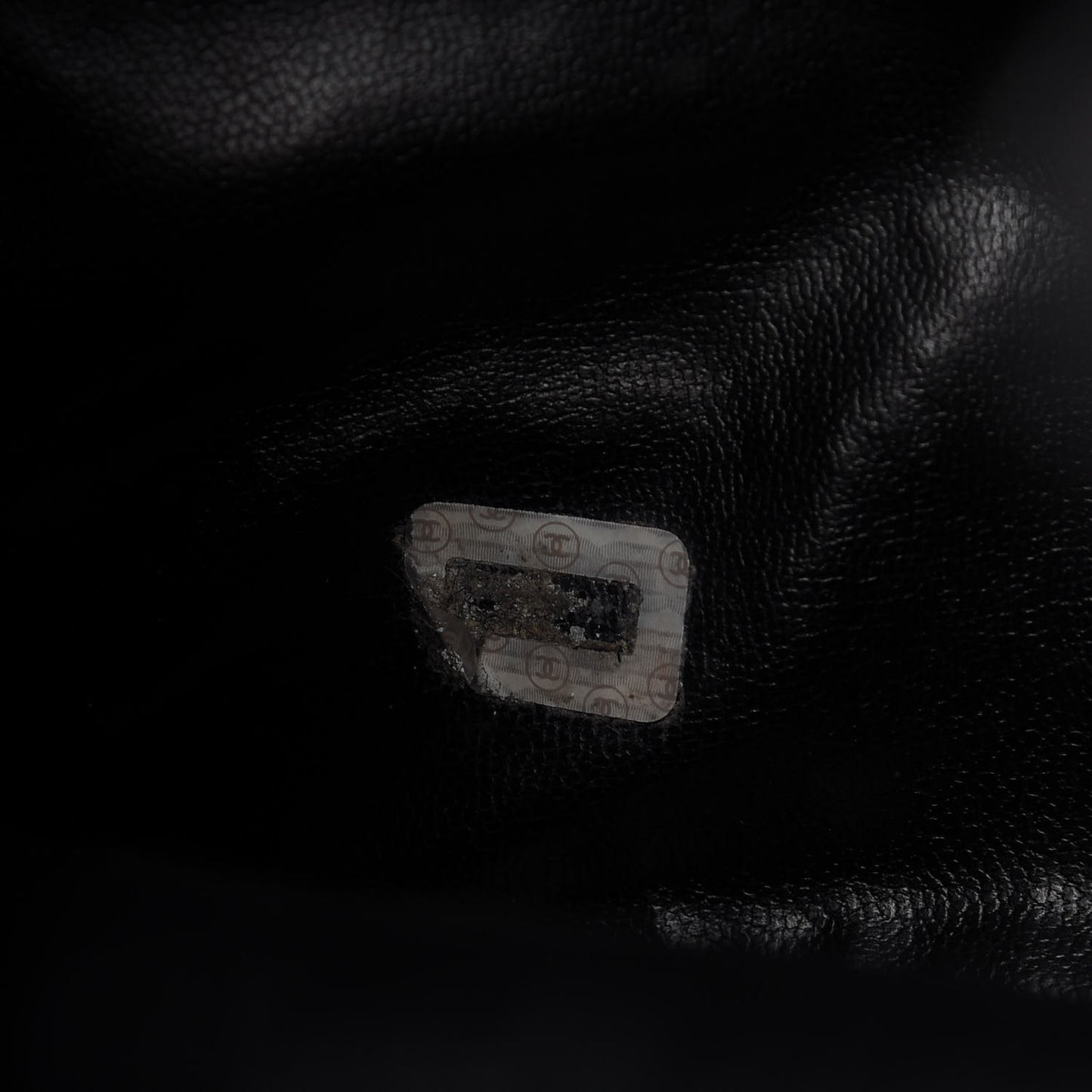 Caviar CC Drawstring Shoulder Bag Black