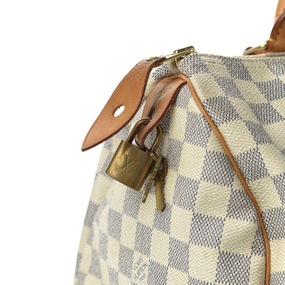 Louis Vuitton Damier Azur Speedy 30 9 of 9