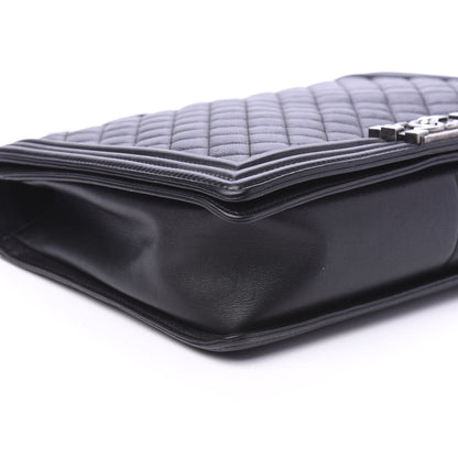 Chanel Calfskin Quilted Large Boy Flap Black 7 of 11