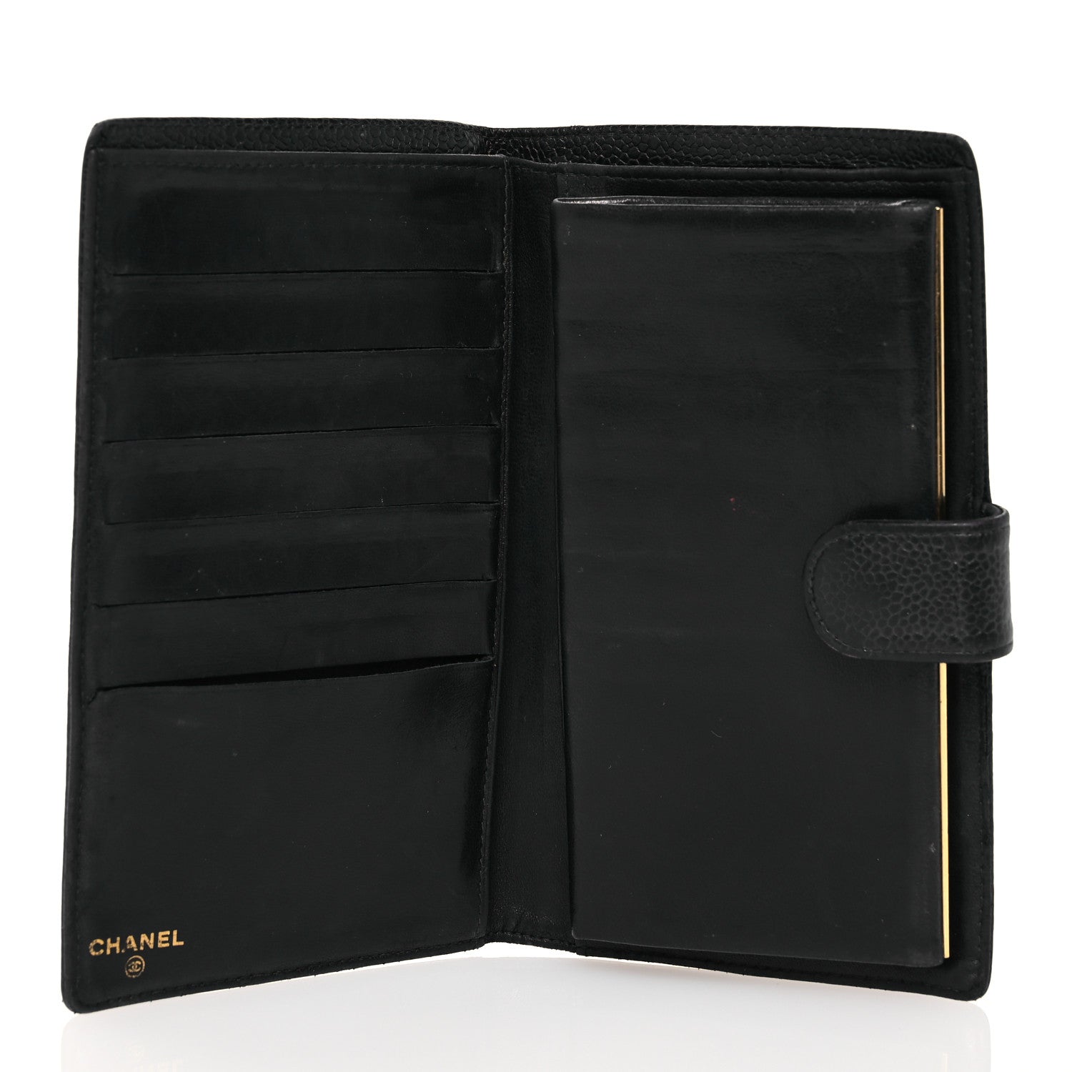 Chanel Caviar Timeless CC French Wallet Black 5 of 15