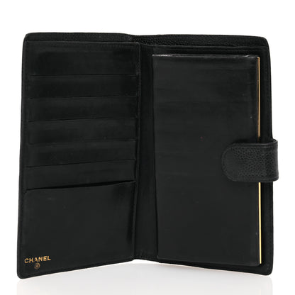 Chanel Caviar Timeless CC French Wallet Black 5 of 15