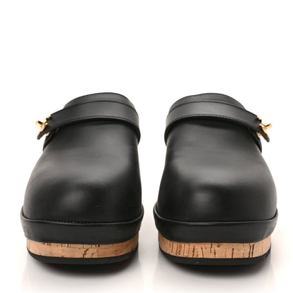 Chanel Calfskin CC Turn Lock Clogs 39 Black 2 of 7