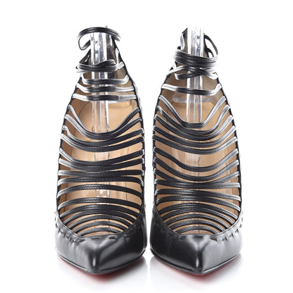 Christian Louboutin Kid Gortika 120 Strappy Booties 40 Black 2 of 14