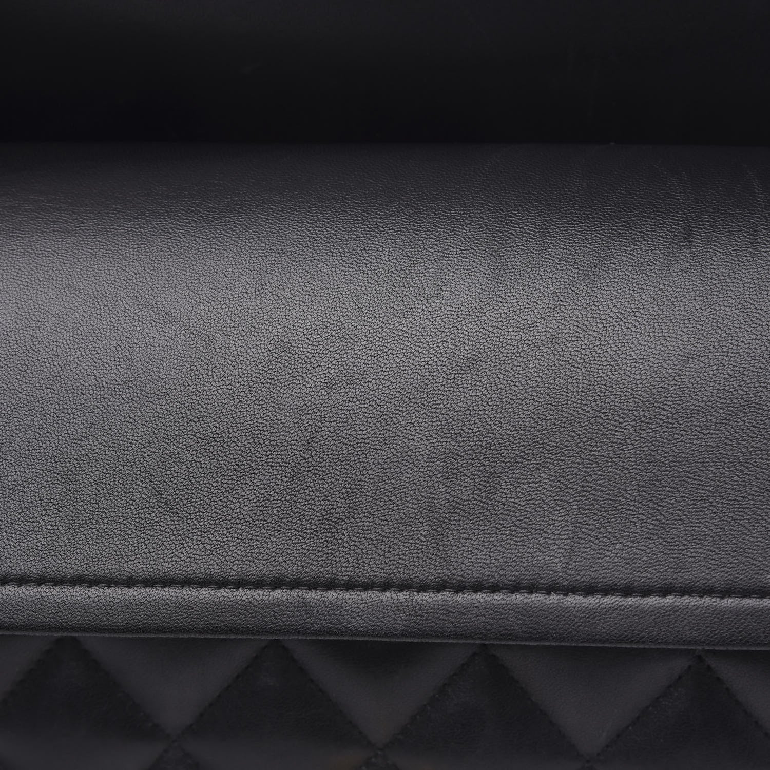 Chanel Lambskin Quilted Jumbo Double Flap Black 13 of 18