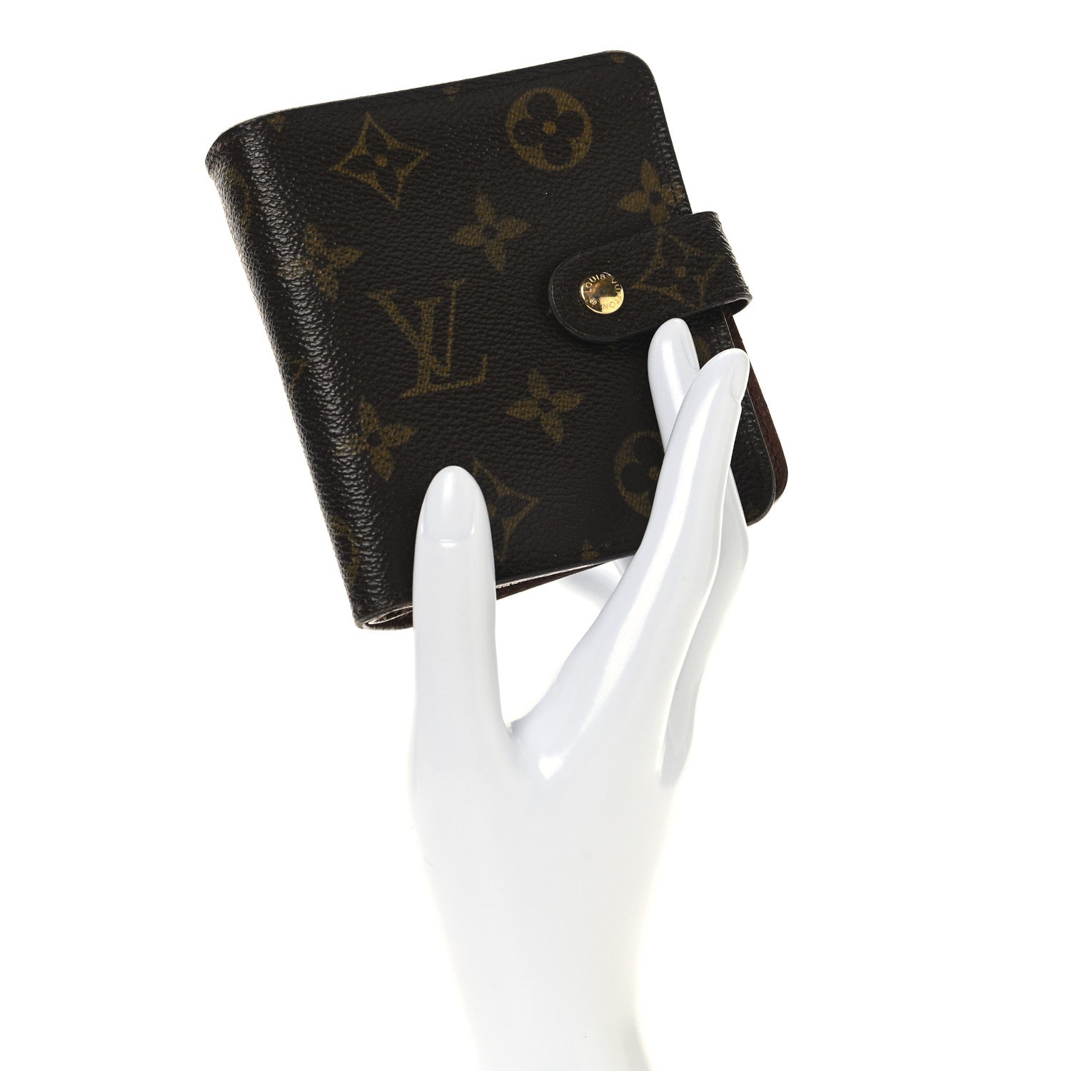Louis Vuitton Monogram Compact Zippe Zipped Wallet 2 of 10
