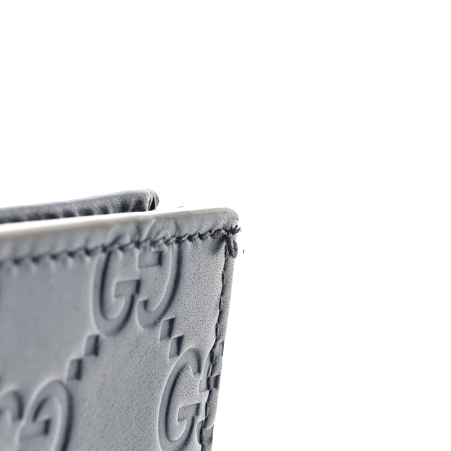 Guccissima Card Case Wallet Blue