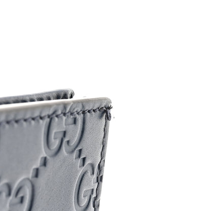 Gucci Guccissima Card Case Wallet Blue 10 of 13