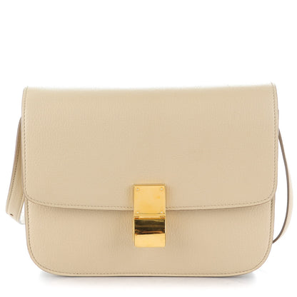 Celine Goatskin Medium Classic Box Flap Bag Dune 1 of 8