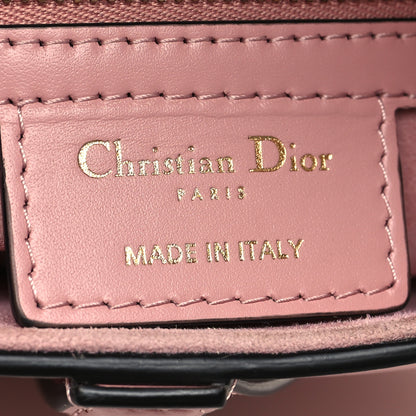 Christian Dior Smooth Calfskin Saddle Bag With Strap Antique Pink 6 of 10