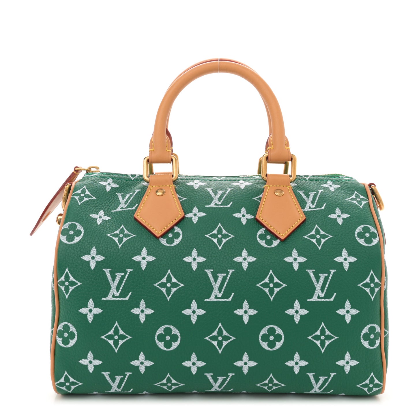 Calfskin Monogram Speedy P9 Bandouliere 25 Green