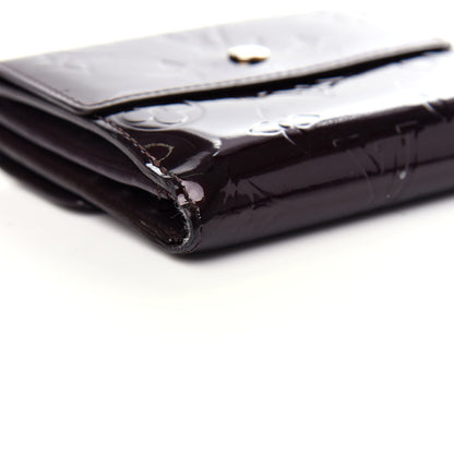 Louis Vuitton Vernis Elise Wallet Amarante 9 of 11