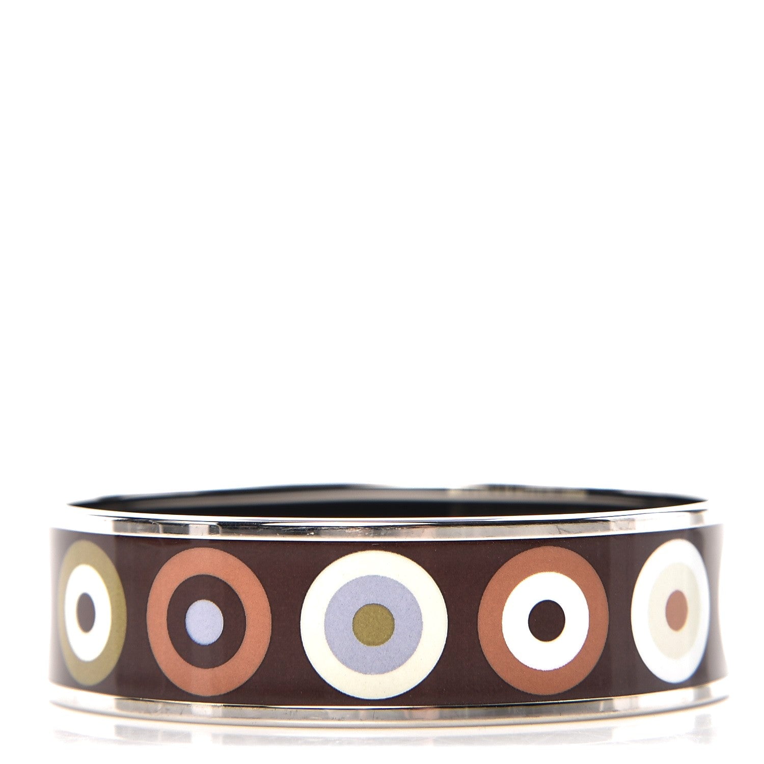 Hermes Enamel Printed Wide Bracelet 65 1 of 5
