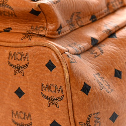 MCM Visetos Studded Medium Stark M Backpack Cognac 10 of 19
