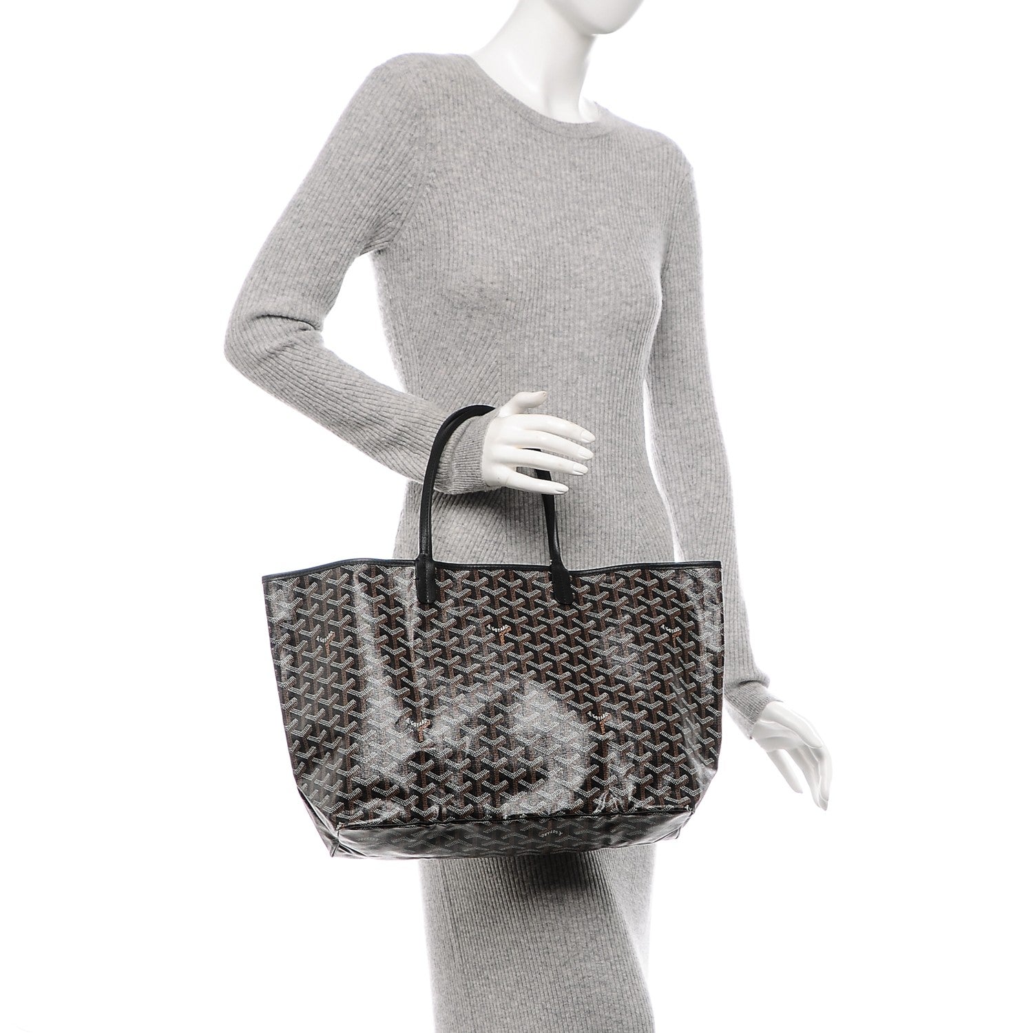 Goyard Goyardine Saint Louis PM Black 2 of 6