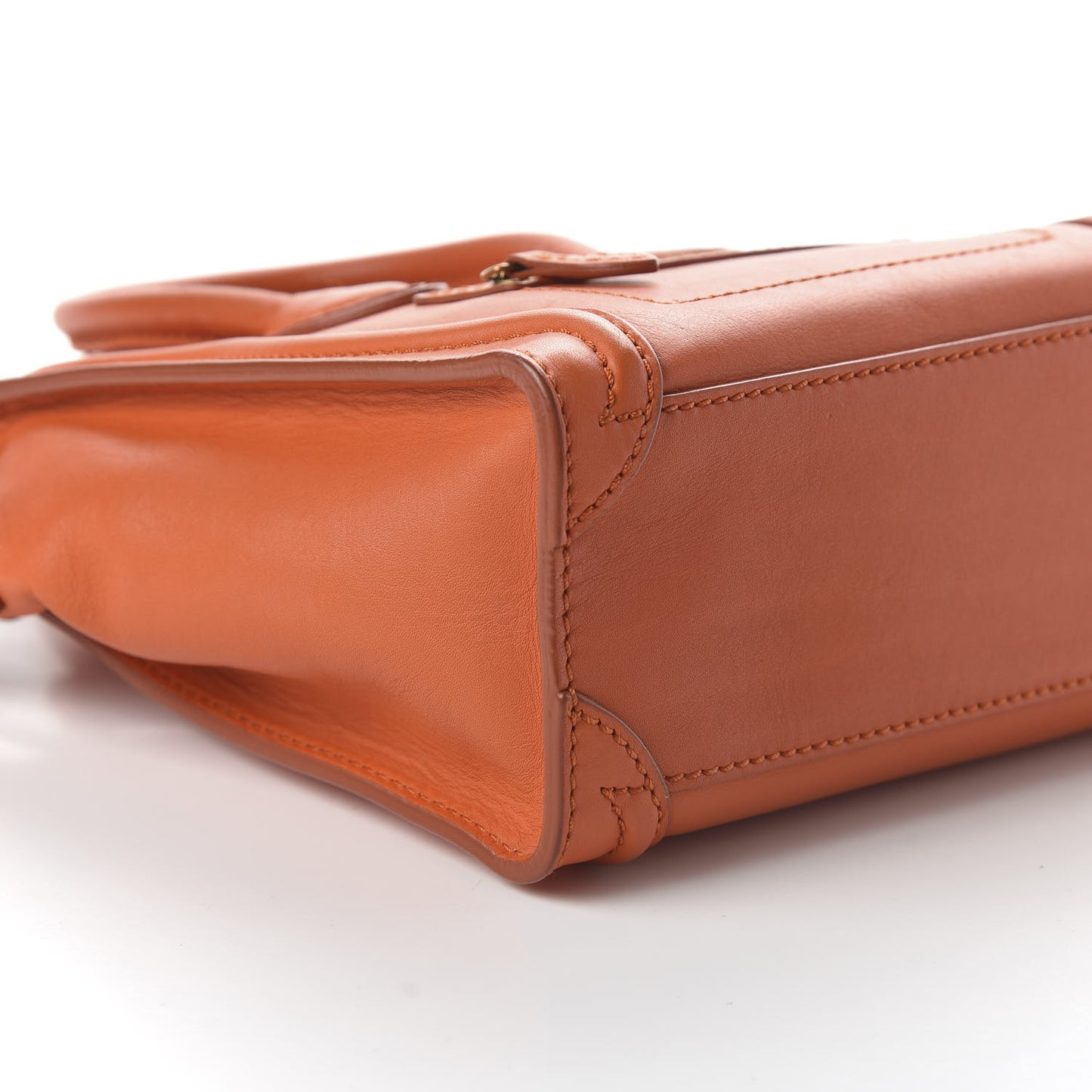Smooth Calfskin Nano Luggage Orange