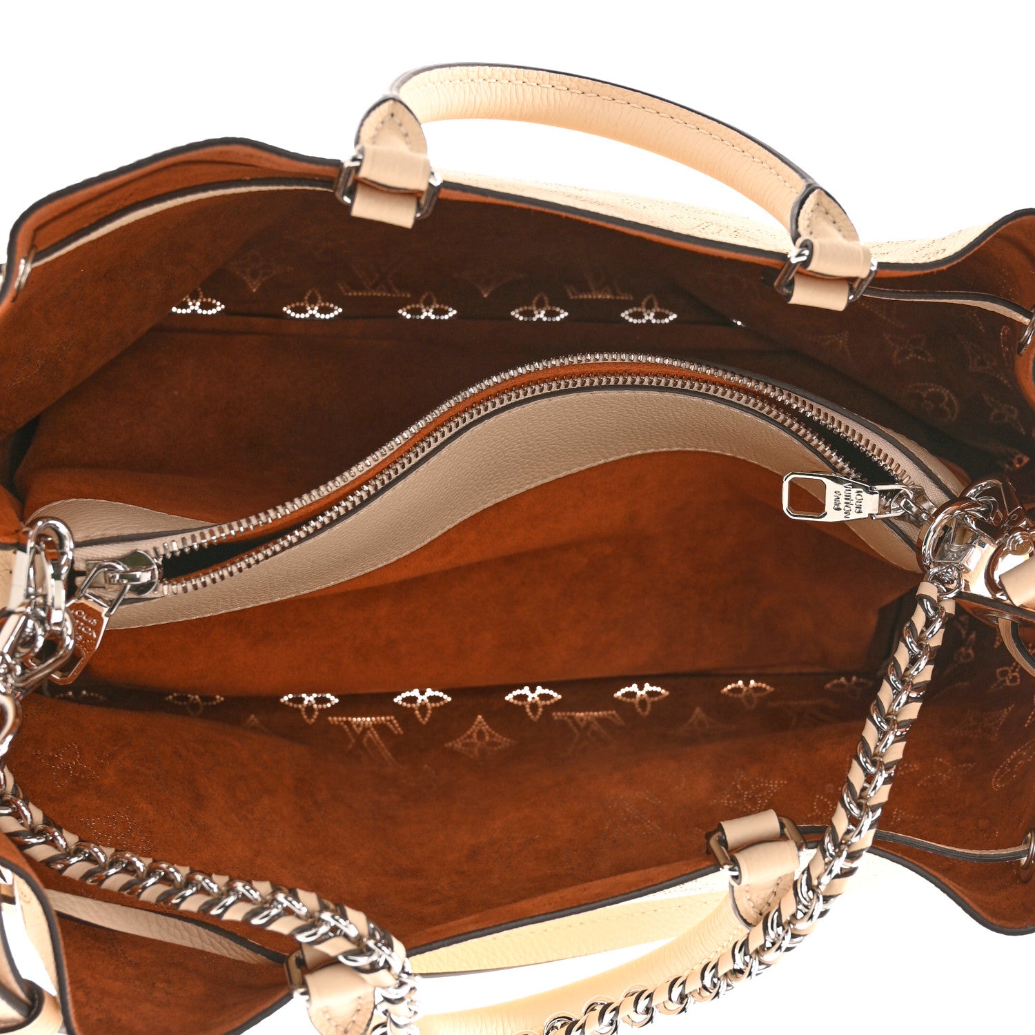 Louis Vuitton Mahina Bella Tote Creme Beige 5 of 9