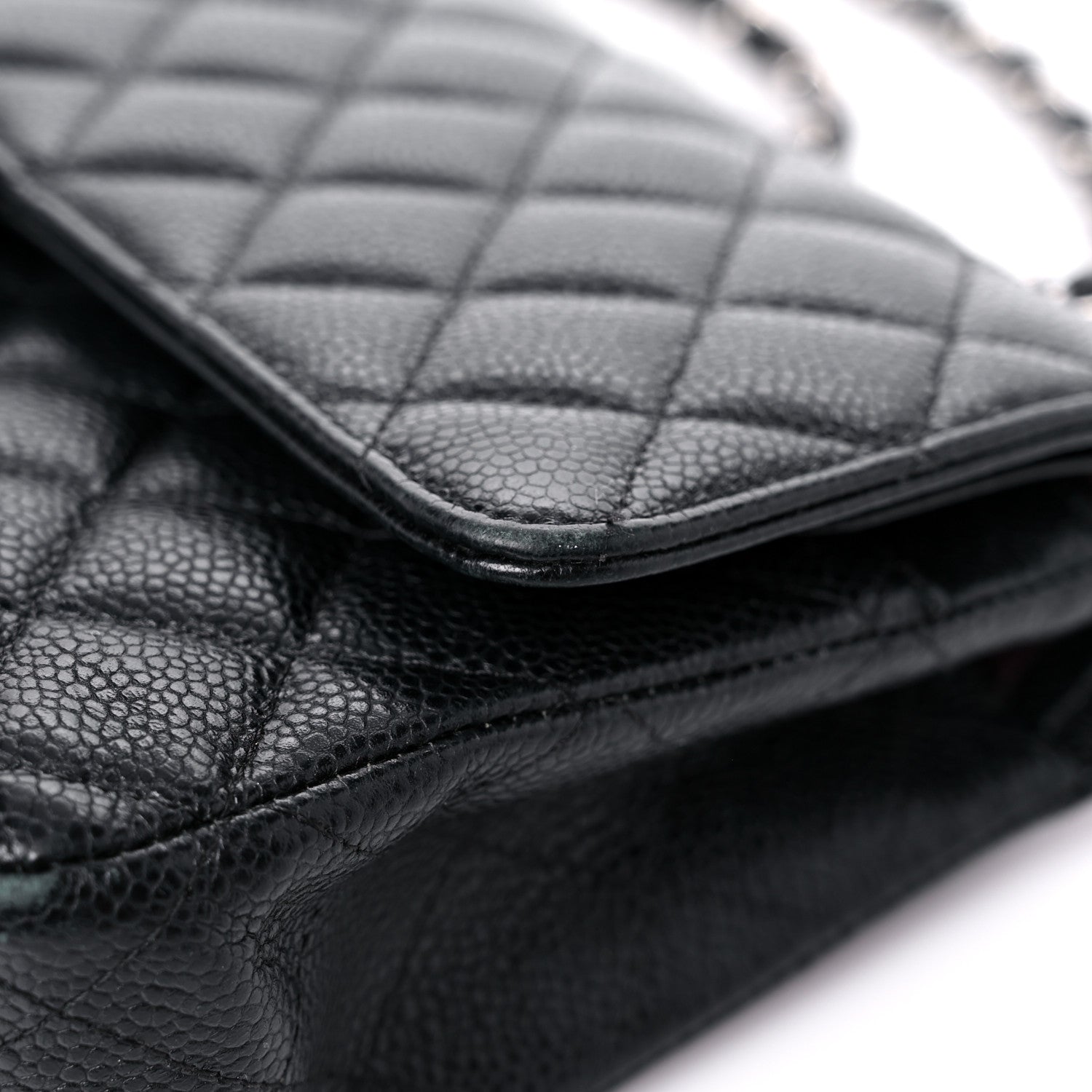 Chanel Caviar Quilted Medium Double Flap Black 18 of 22