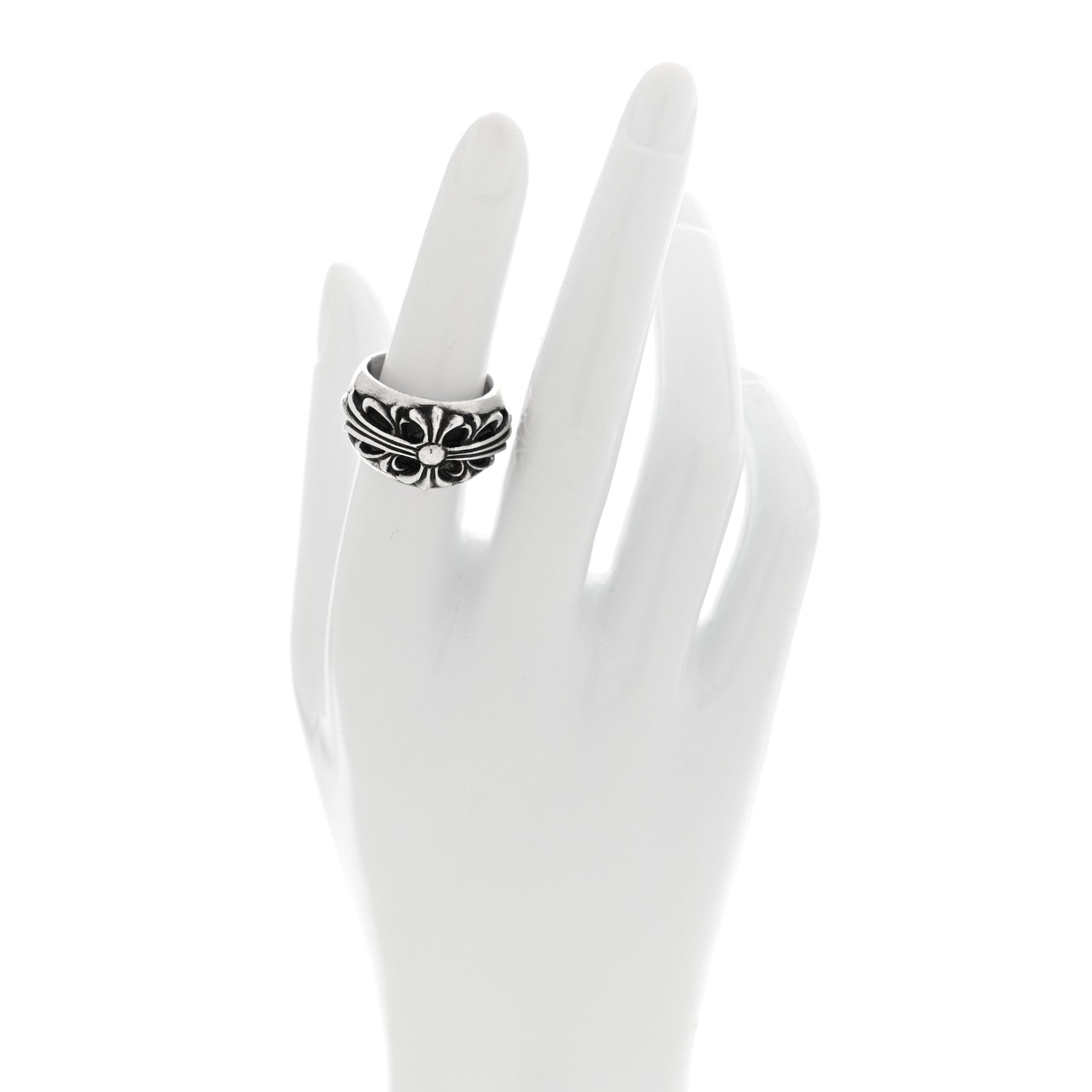 Chrome Hearts Floral Cross Ring 53 6.25 1835607 – FASHIONPHILE