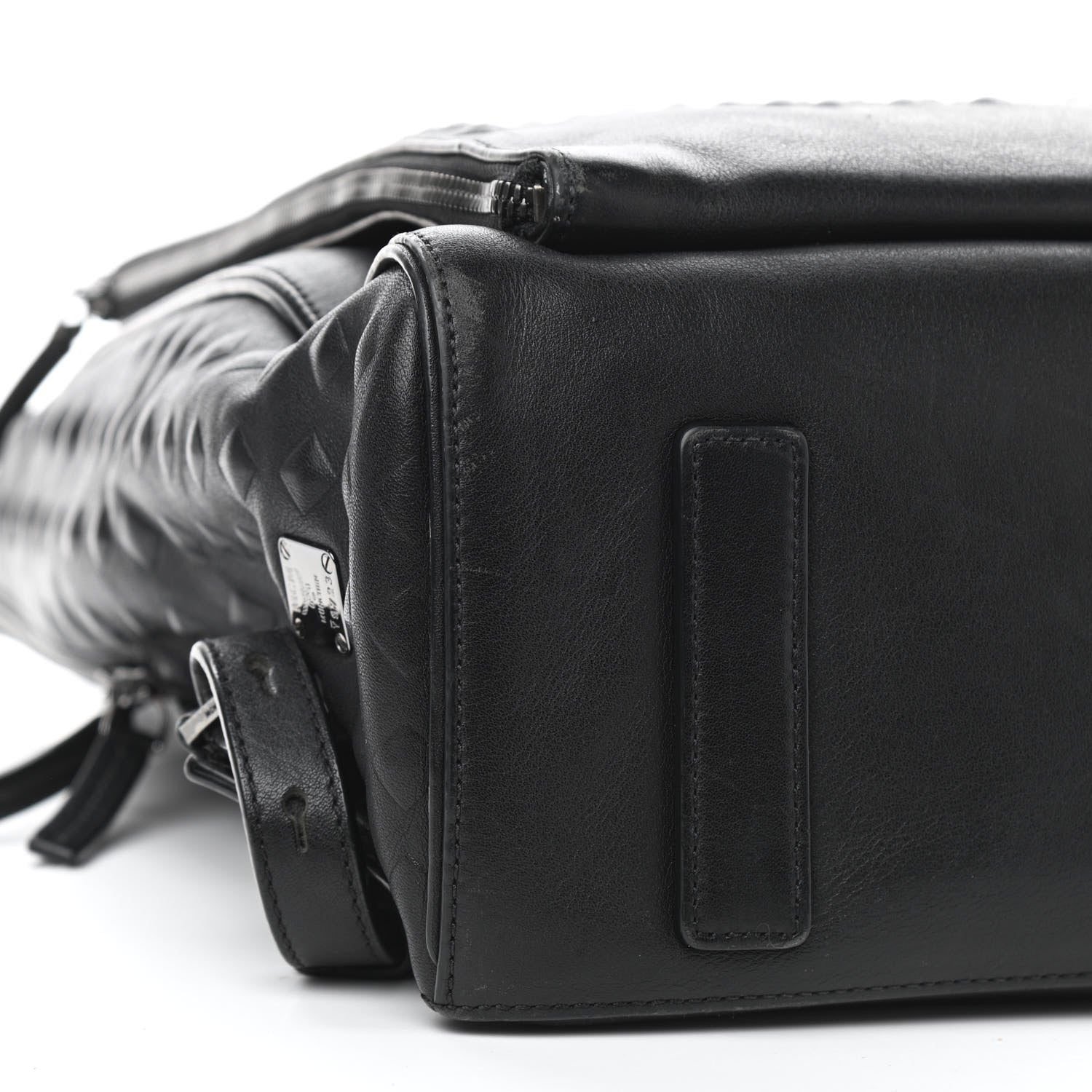 MCM Calfskin Embossed Medium M Moment Backpack Black 10 of 16